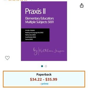 Praxis 2 study book